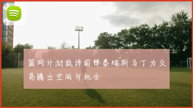 篮网计划裁掉前锋泰瑞斯马丁为交易腾出空间与机会